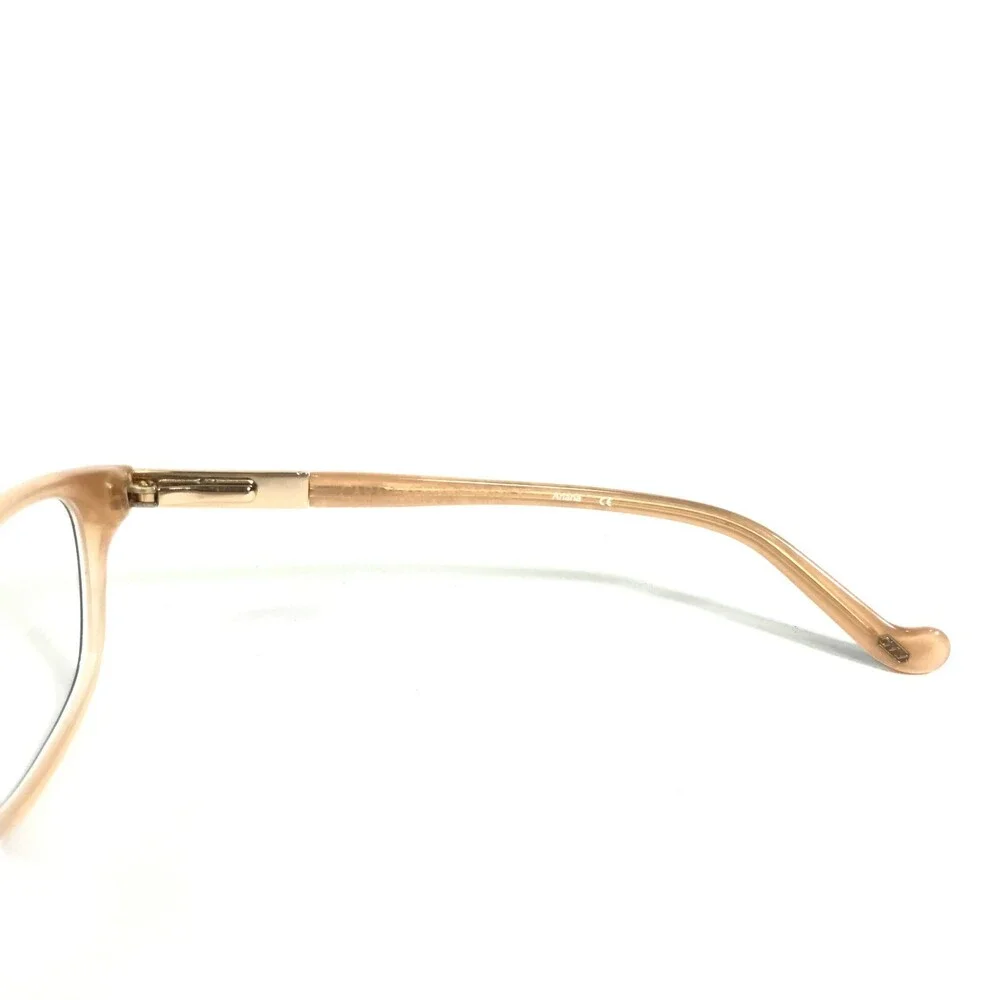 Carmen Marc Valvo Eyeglasses Frames Ariana Truffle Gold Brown Nude 53-15-135